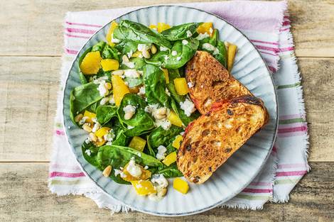 Spinat-Orangen-Salat