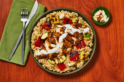 Apricot-Balsamic Grilled Organic Chicken 