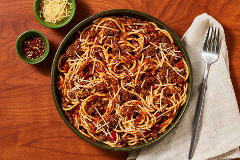 Beef and Roasted Red Pepper Ragu