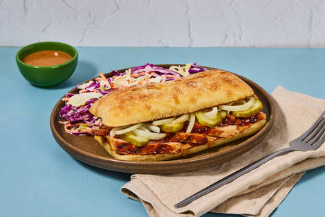 Grilled BBQ Chicken Breast Sandwiches