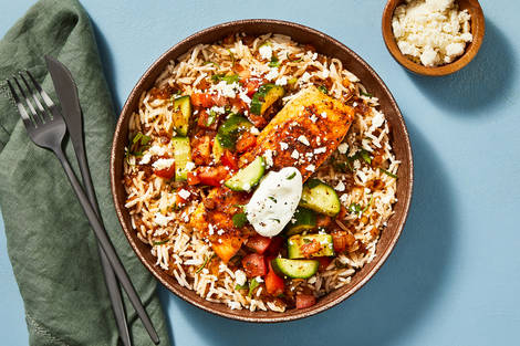 Mexican-Style Tilapia and Rice Bowls