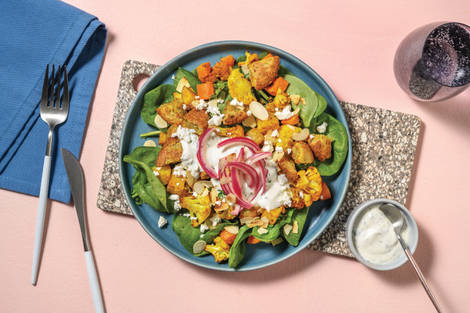 Falafel & Middle Eastern Roast Veggie Toss