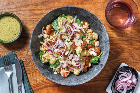 Falafel & Roast Cauliflower Bowl