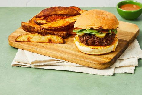 Saucy Grilled Bacon BBQ Burgers