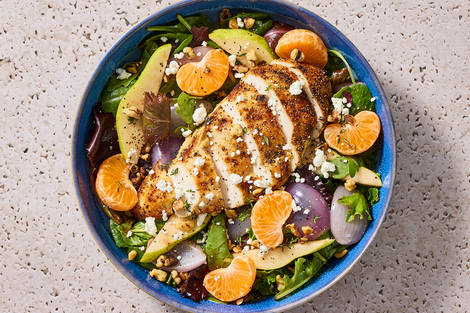 Organic Chicken and Clementine Salad Bowls