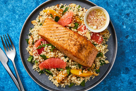 Salmon with Tabouli Salad