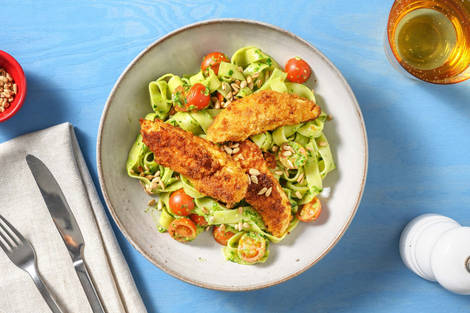 Fettuccine mit Bärlauchpesto