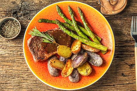 Fig and Rosemary New York Strip Steak