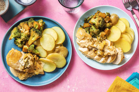 Kipfilet in mosterd-roomsaus