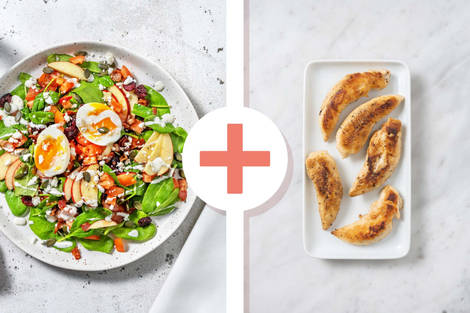 Carb Smart Chicken Tenders and Cobb Salad
