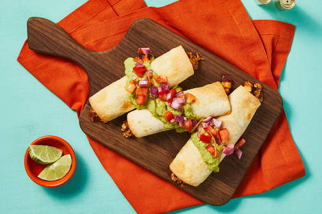 Fully-Loaded Tofu Taquitos