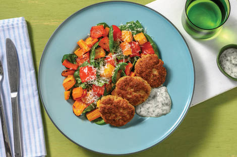 Garlic & Herb Pork Rissoles