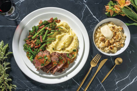 Garlic & Herb Roast Sirloin Tip for Dinner