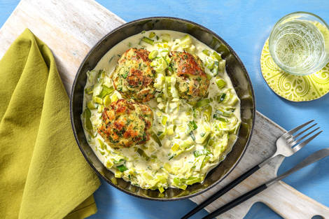 Gebackene Laugen-Käse-Knödel