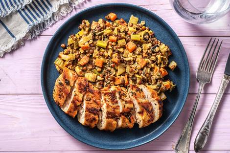 Gebratene Hähnchenbrust