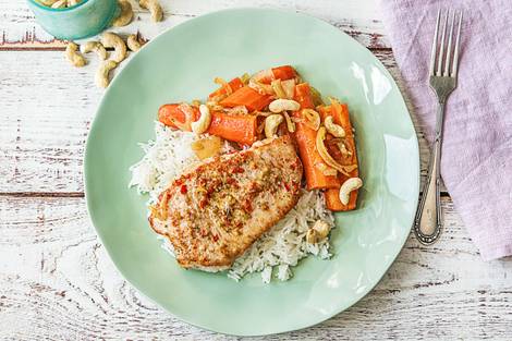 Glasierte Putenbrust