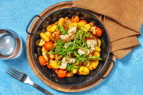 Gnocchi in Balsamico-Kräuterbutter-Sauce