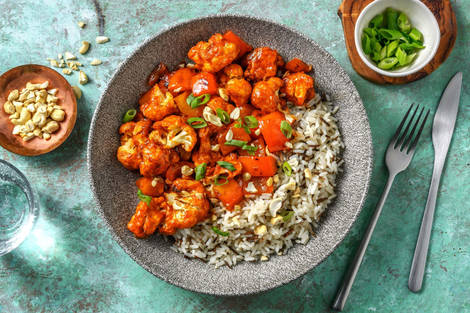 Gobi Manchurian! mit Blumenkohl & Wildreis