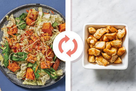 Golden Sweet Chilli-Makrut Chicken Salad