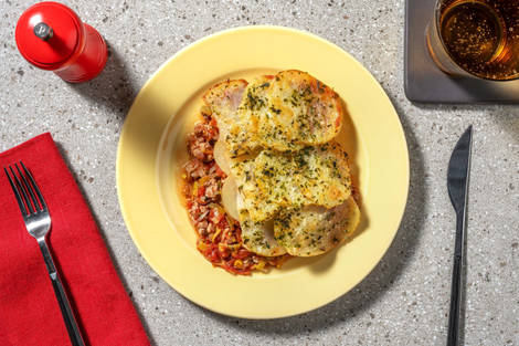 Gehakt-preischotel met Italiaanse kruiden