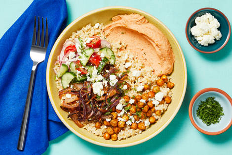 Greek Goddess Bulgur Bowls