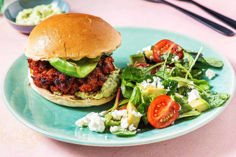 Green Chili Chorizo Burger