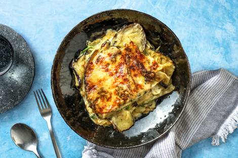 Groentelasagne met zelfgemaakte roomsaus