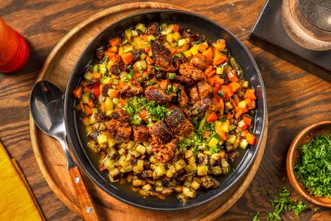 Mijoté de légumes aux merguez de bœuf