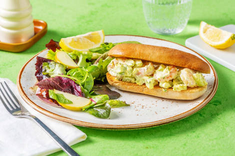 Lemony New England Shrimp Rolls