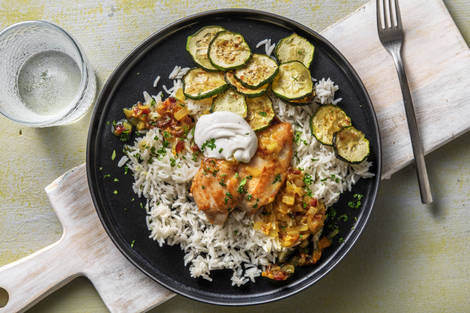 Hähnchenbrust in Cranberrysoße