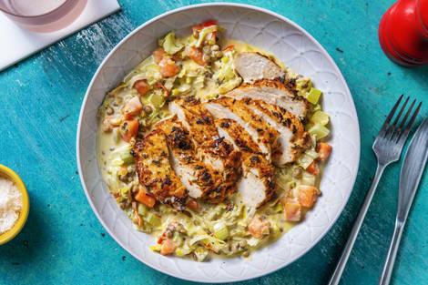 Hähnchenbrust in Salbei-Thymian-Marinade