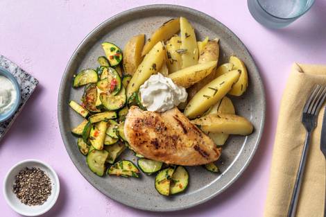 Hähnchenfilet in Honig-Zitronen-Marinade