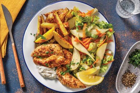 Herbed Chicken & Lemon Pepper Fries