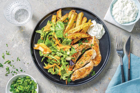 Herbed Chicken & Lemon Pepper Fries