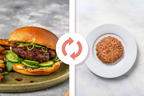 Hoisin-Glazed Veggie Burger