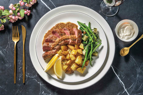 Honey Mustard Glazed Lamb