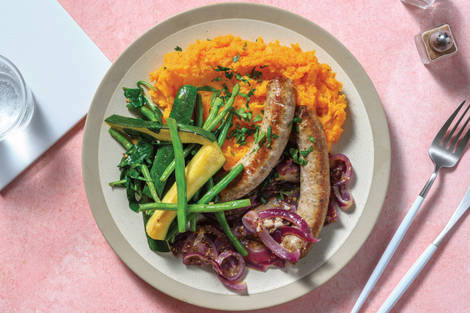 Honey Mustard Pork Sausages