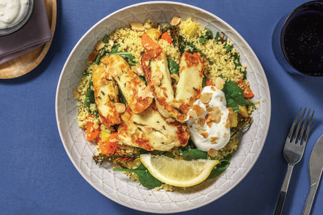 Honey-Herb Haloumi & Couscous