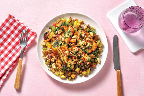 Honey, Sesame & Parsley Haloumi