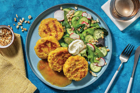 Indian Potato & Chickpea Patties