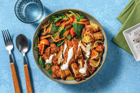 Mumbai-Spiced Chicken & Roast Potatoes