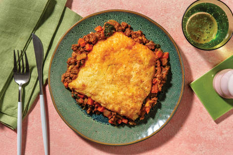 Quick Italian Beef & Spinach Pie