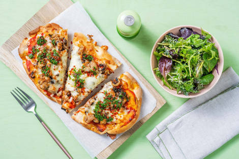 Italian Sausage Flatbreads