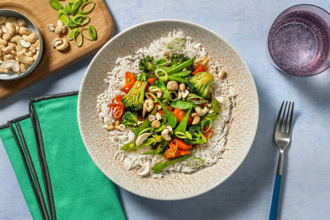 Kaiserschoten-Stir-Fry mit Kampot-Pfeffer