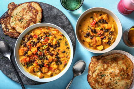 Karibischer Süßkartoffel-Kokos-Eintopf