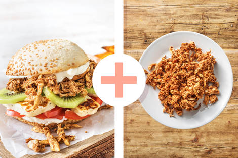 Kiwi-Halloumi-Burger