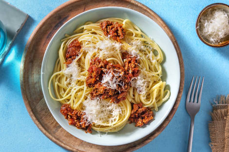Klassische Pasta Bolognese