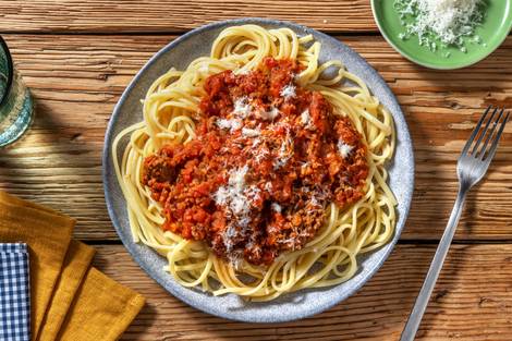 Klassische Pasta Bolognese