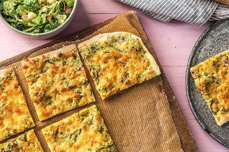 Klassischer Flammkuchen