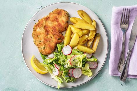 Knuspriges Kräuterschnitzel